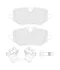 Комплект гальмівних колодок задн, BMW 1 (F70), 2 GRAN COUPE (F74), 2 (U06), X1 (U11), X2 (U10) MINI ACEMAN (J05), COOPER (J01), COUNTRYMAN (U25) 1.5-Electric 11.21- FERODO FDB5561 (фото 1)