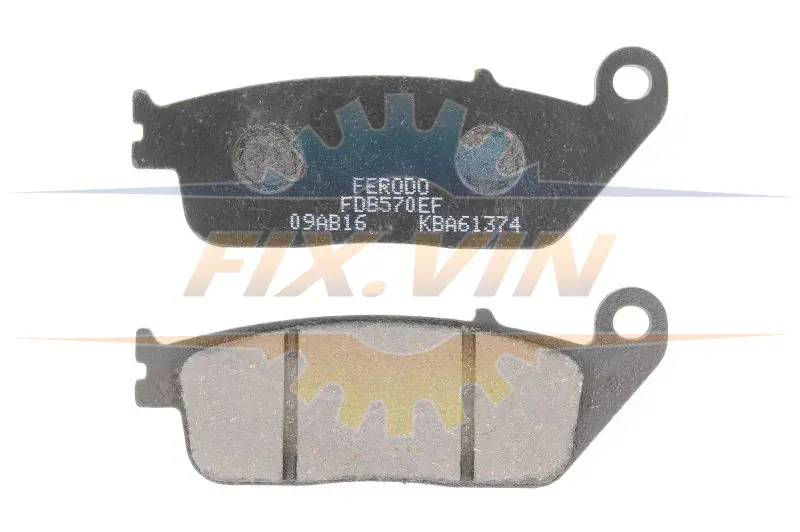 Гальмівна колодка (диск) FERODO FDB570EF (фото 1)