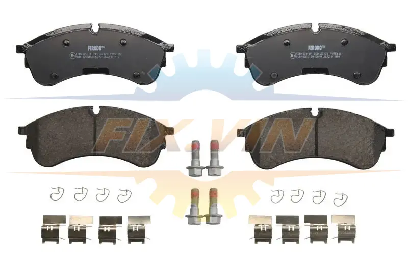Колодки гальмівні дискові (комплект 4 шт) FERODO FVR5105 (фото 1)