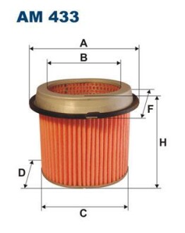 Фільтр повітряний FILTRON AM433