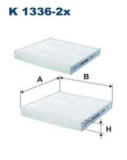Фiльтр салону FILTRON K1336-2X