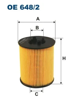 Фільтр масляний Z32SE, Y26-32XE FILTRON OE648/2