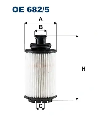 Фільтр масляний B20DTH FILTRON OE682/5 (фото 1)