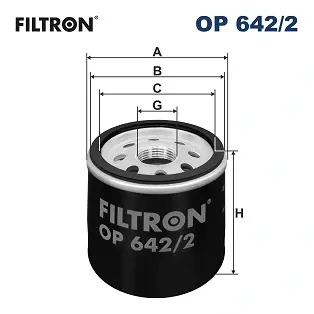 Масляний фільтр FILTRON OP642/2 (фото 1)