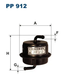 Фільтр паливний=WK76=WF8106 FILTRON PP912