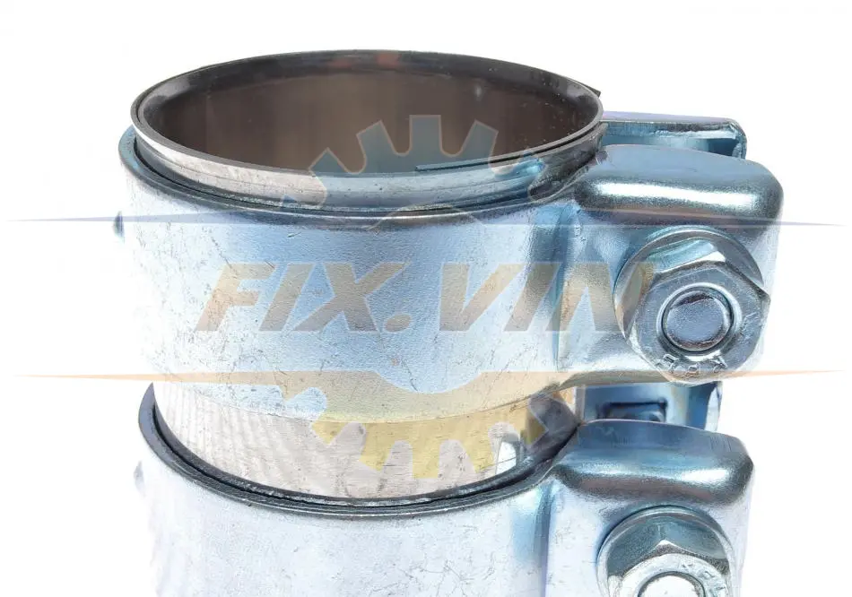Хомут подвійний D=60mm l=80mm нерж.сталь Fischer Automotive One (FA1) 004860 (фото 1)