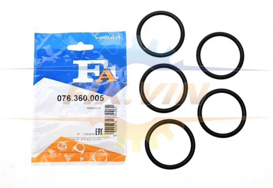 Кільце гумове Fischer Automotive One (FA1) 076360005 (фото 1)