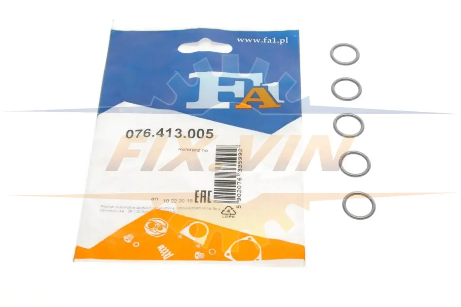 Прокладка масляного радіатора FA1 Fischer Automotive One (FA1) 076.413.005 (фото 1)