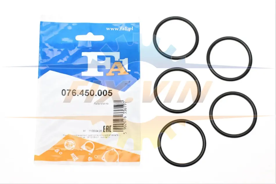 Прокладка турбіни ущільнююча Chevrolet Aveo 1.3/1.4 12- (43x4) (к-кт 5шт) FA1 Fischer Automotive One (FA1) 076.450.005 (фото 1)