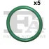 Прокладка патрубка інтеркулера ущільнююча BMW X5 (E70/F15) 12- (44.4x5.33) N47/N57 (к-кт 5шт) Fischer Automotive One (FA1) 076.554.005 (фото 1)