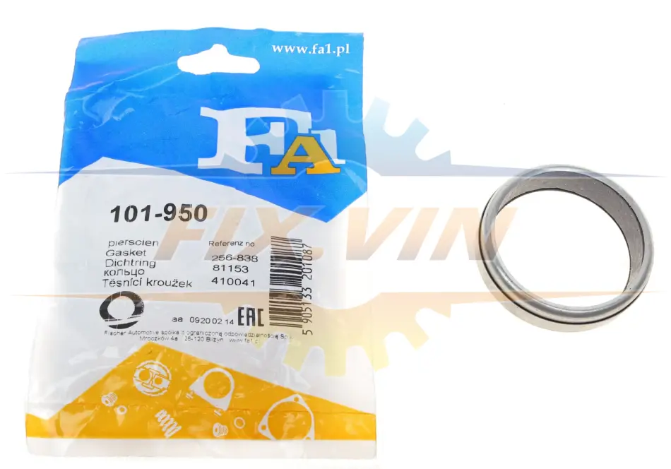 Прокладка труби вихлопної FA1 Fischer Automotive One (FA1) 101-950 (фото 1)