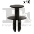 Кліпса кріплення облицювання (к-кт 10 шт) BMW/MB/Mitsubishi/Smart/Volvo 90- Fischer Automotive One (FA1) 10-20002.10