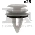 FA1 Затискач, декоративна/захисна накладка Fischer Automotive One (FA1) 10-40016.25 (фото 1)