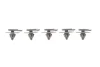 Кліпса кріплення обшивки (к-кт 5 шт) Mini (R50-R59) Fischer Automotive One (FA1) 10-40065.5 (фото 1)