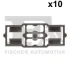 FA1 Затискач, декоративна/захисна накладка Fischer Automotive One (FA1) 10-40075.10