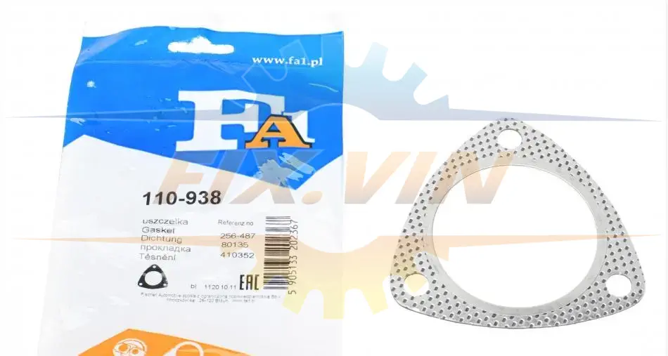 Прокладка труби вихлопної FA1 Fischer Automotive One (FA1) 110-938 (фото 1)