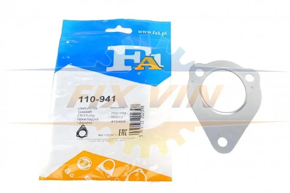 Прокладка труби вихлопної FA1 Fischer Automotive One (FA1) 110-941 (фото 1)