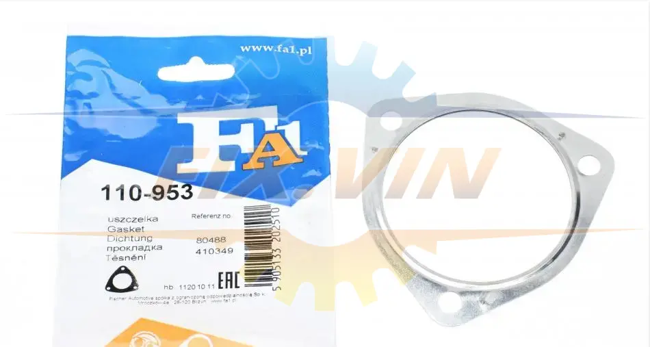 Прокладка глушника FA1 Fischer Automotive One (FA1) 110-953 (фото 1)