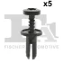 Кліпса кріплення (пістон) (к-кт 5шт) Citroen Berlingo/Opel Combo/Peugeot Partner 1.5/1.6 18- Fischer Automotive One (FA1) 11-30011.5 (фото 1)