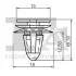 Кліпса кріплення обшивки (к-кт 5 шт) BMW Fischer Automotive One (FA1) 11-40011.5 (фото 2)