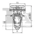 Кліпса кріплення обшивки дверей (к-кт 5шт) VW Polo 1.0 17- Fischer Automotive One (FA1) 11-40030.5 (фото 2)