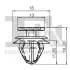 Кліпса кріплення (затискач) Fischer Automotive One (FA1) 11-40045.5 (фото 2)