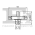 Кліпса кріплення (к-кт 5шт) VW Golf 74-84/Audi 80 72-78 Fischer Automotive One (FA1) 11-40046.5 (фото 2)
