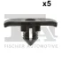 Кліпса (пістон) кріплення обшивки капоту (к-кт 5 шт) VW Caddy III 10-15 Fischer Automotive One (FA1) 11-40098.5 (фото 1)