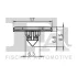 Кліпса (пістон) кріплення обшивки капоту (к-кт 5 шт) VW Caddy III 10-15 Fischer Automotive One (FA1) 11-40098.5 (фото 2)