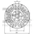 Шайба фіксуюча (к-кт 10шт) VW Caddy II/III/Crafter 30-35/30-50/Golf II/III/IV/V/VI/Jetta II 80- Fischer Automotive One (FA1) 11-40113.10 (фото 2)