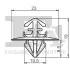 Кліпса кріплення (затискач) Fischer Automotive One (FA1) 11-40122.5 (фото 2)