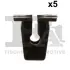 Кліпса кріплення (затискач) Fischer Automotive One (FA1) 11-60005.5 (фото 1)