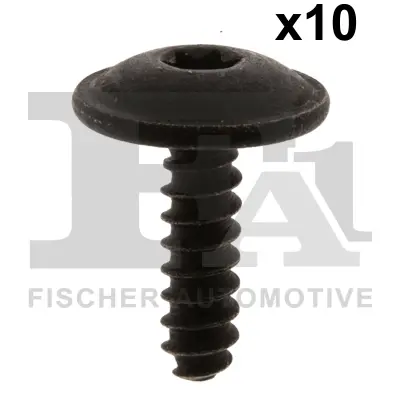 Болт кріплення елементів шумоізоляції (к-кт 10шт) VW Golf/Passat/Caddy (T25) Fischer Automotive One (FA1) 11-70001.10 (фото 1)