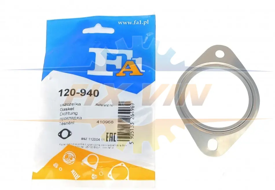 Прокладка глушника FA1 Fischer Automotive One (FA1) 120-940 (фото 1)