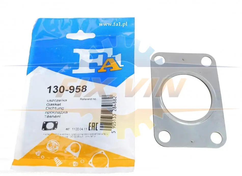 Прокладка труби вихлопної FA1 Fischer Automotive One (FA1) 130-958 (фото 1)