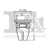 Скоба молдинга (к-кт 5шт) MB Vito 97- Fischer Automotive One (FA1) 14-60002.5 (фото 2)