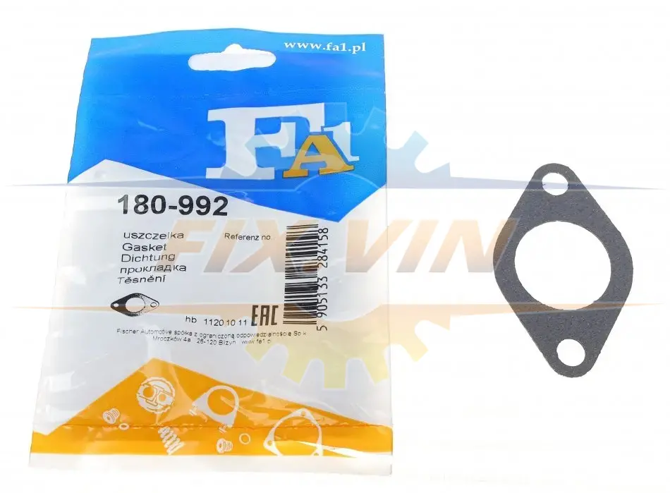 Прокладка клапана рециркуляції FA1 Fischer Automotive One (FA1) 180-992 (фото 1)