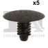 Кліпса кріплення решітки радіатора (к-кт 5 шт) Peugeot 106/306/Citroen Saxo 91-04 Fischer Automotive One (FA1) 21-10016.5 (фото 1)