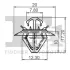 Кліпса кріплення (затискач) Fischer Automotive One (FA1) 21-40038.5 (фото 2)