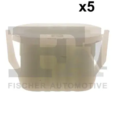 Кліпса кріплення решітки радіатора (к-кт 5 шт) Dacia Duster/Logan/Sandero 06- Fischer Automotive One (FA1) 21-60002.5 (фото 1)