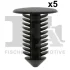 Кліпса кріплення обшивки (к-кт 5 шт) Renault Trafic 01- Fischer Automotive One (FA1) 22-10007.5 (фото 1)