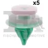 Кліпса кріплення обшивки (к-кт 5 шт) Renault Kangoo 08- Fischer Automotive One (FA1) 22-40008.5 (фото 1)