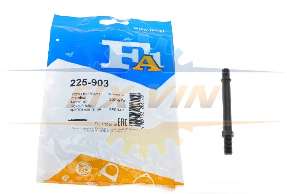 Болт вихлопної системи FA1 Fischer Automotive One (FA1) 225-903 (фото 1)