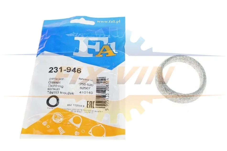 Прокладка труби вихлопної FA1 Fischer Automotive One (FA1) 231-946 (фото 1)