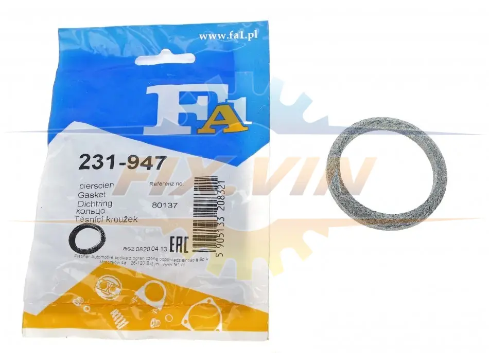 Прокладка труби вихлопної FA1 Fischer Automotive One (FA1) 231-947 (фото 1)