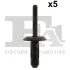Заклепка розпірна (к-кт 5 шт) Audi/Fiat/Opel/Seat/Skoda/VW Fischer Automotive One (FA1) 25-20002.5 (фото 1)