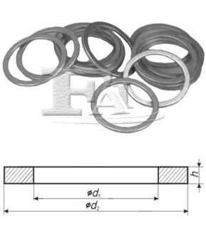 Ущільнювач пробки піддона Fischer Automotive One (FA1) 340.980.010