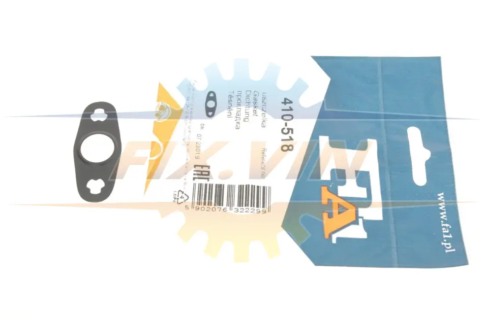 Прокладка двигуна металева Fischer Automotive One (FA1) 410-518 (фото 1)