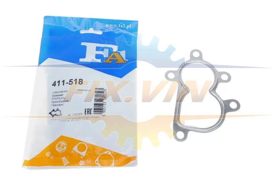 Прокладка турбіни VW T4 1.9 TD 92-03 (трубка на злив масла) FA1 Fischer Automotive One (FA1) 411-518 (фото 1)