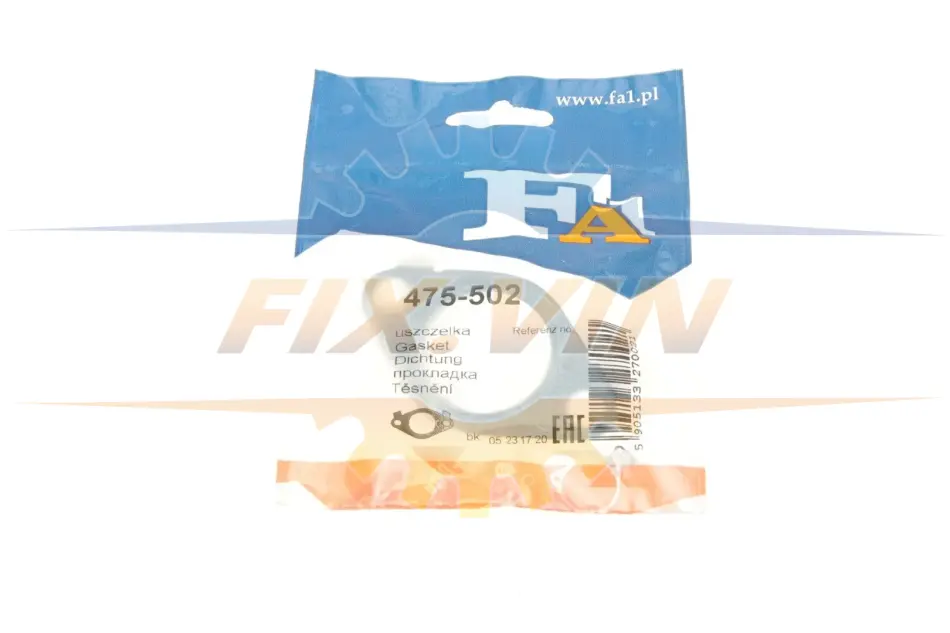 Прокладка двигуна металева Fischer Automotive One (FA1) 475-502 (фото 1)